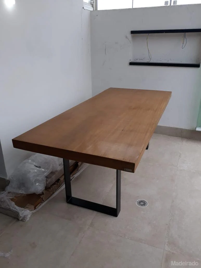 Mesa de Jantar - 200x90 - para 6 a 8 lugares - Coleção Industrial - Image 3