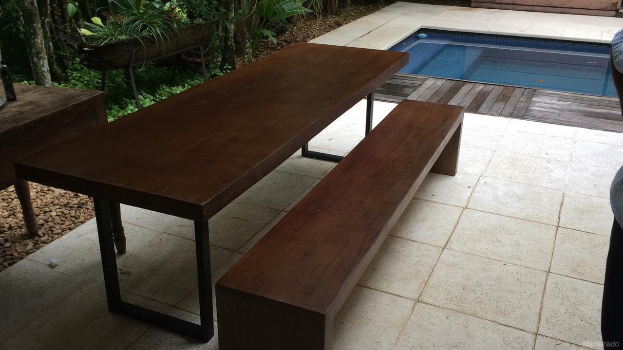 Mesa de Jantar - 200x80 - para 6 a 8 lugares - Coleção Industrial