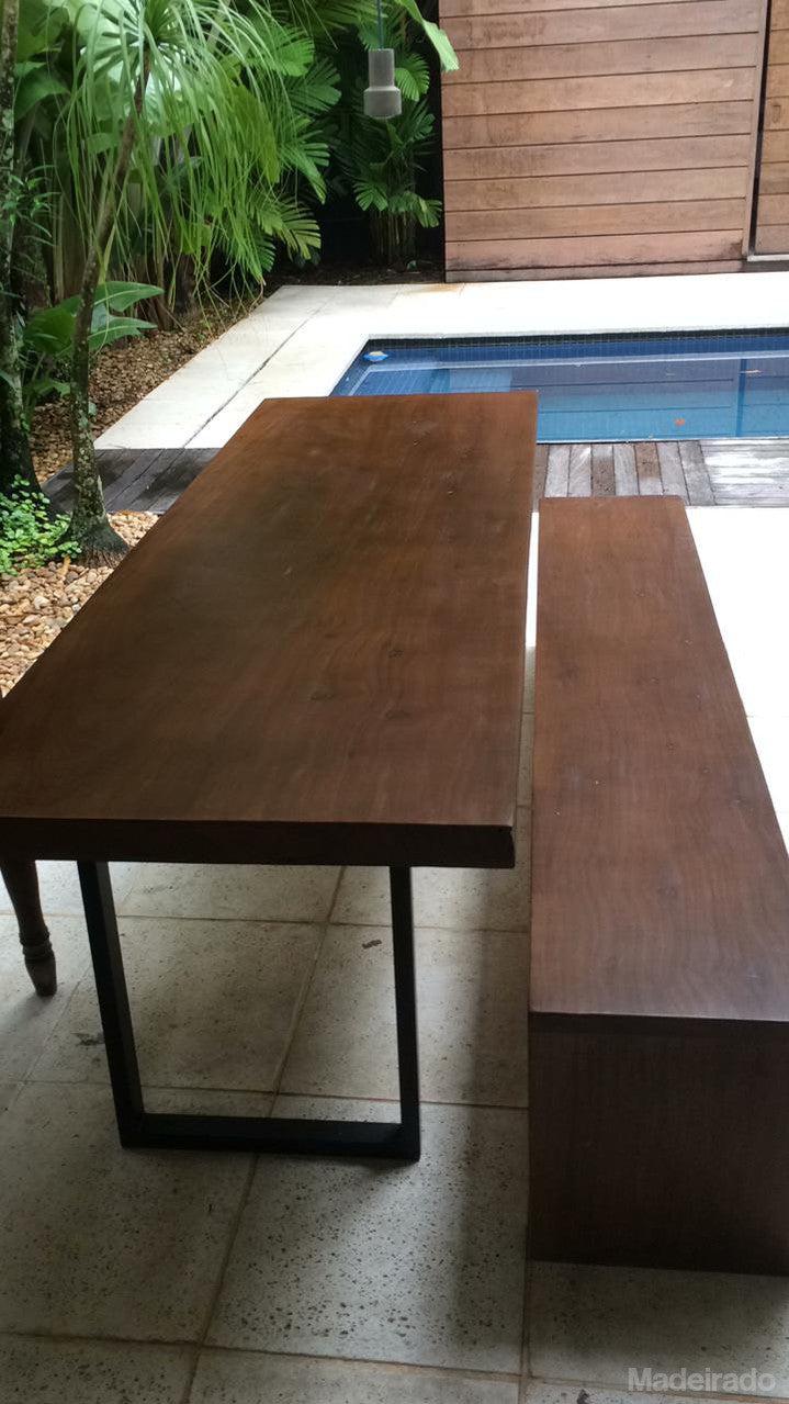 Mesa de Jantar - 200x80 - para 6 a 8 lugares - Coleção Industrial - Image 2