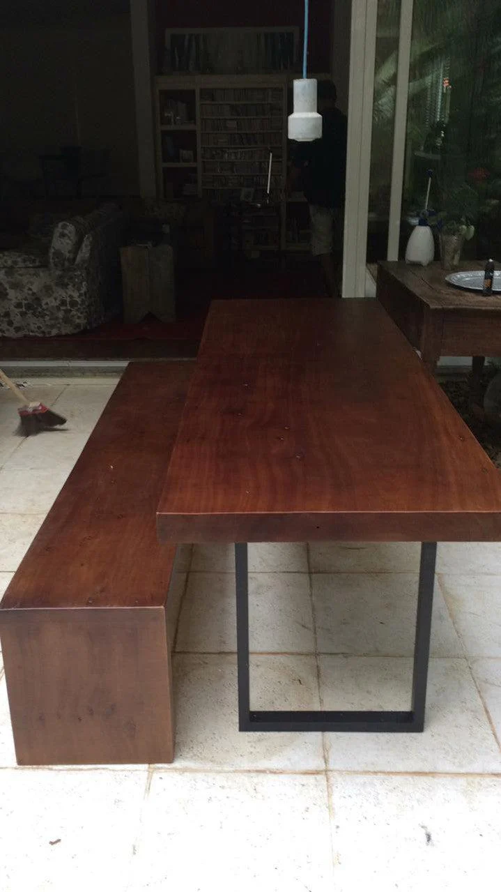 Mesa de Jantar - 200x80 - para 6 a 8 lugares - Coleção Industrial - Image 3