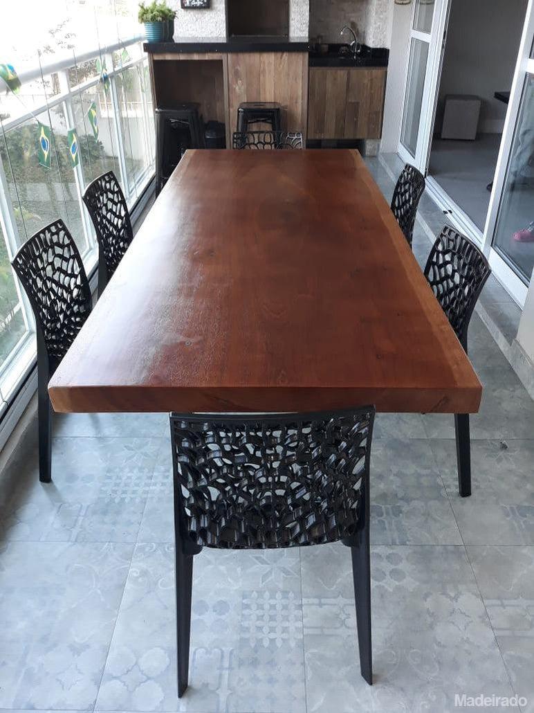 Mesa de Jantar - 180x80 - para 6 a 8 lugares - Coleção Industrial - Image 4