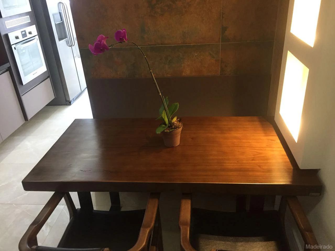 Mesa de Jantar - 140x80 - para 4 a 6 lugares - Coleção Industrial - Image 6