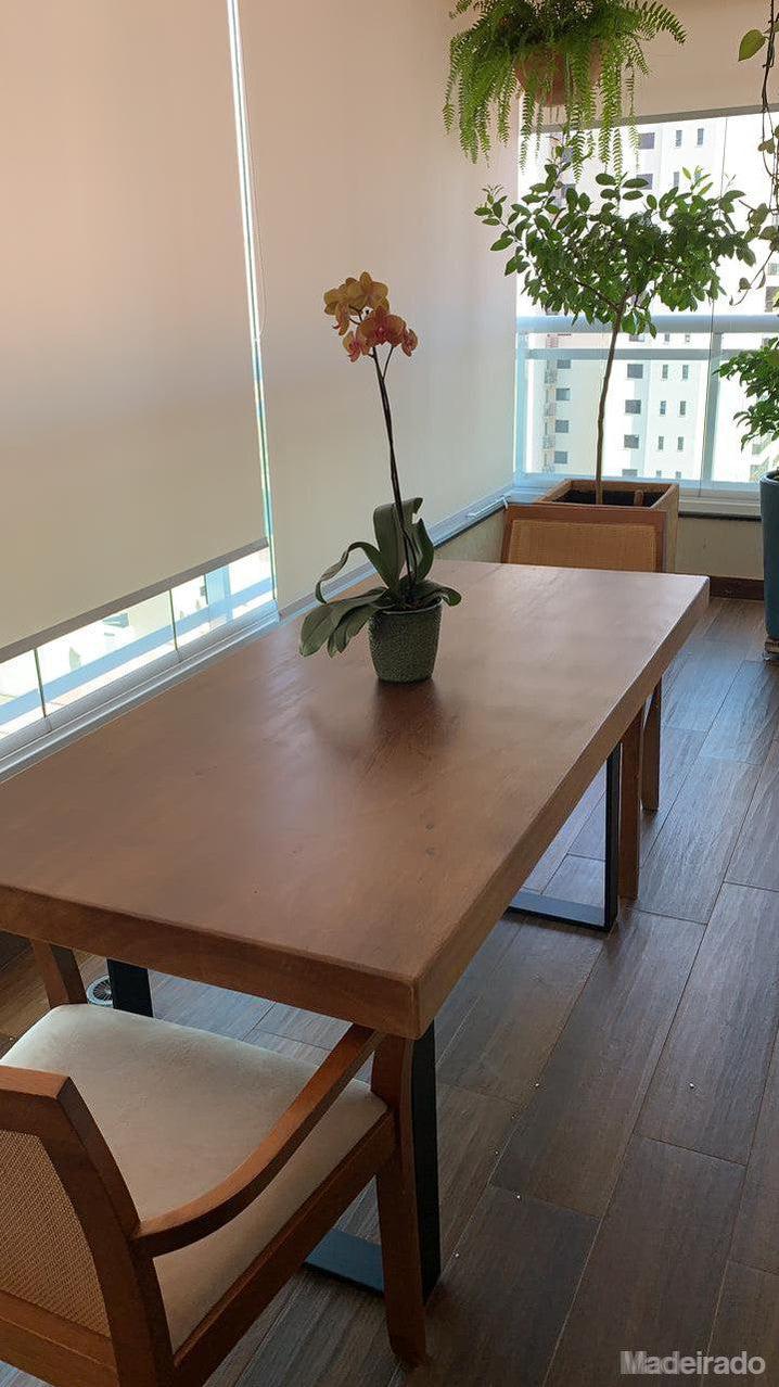 Mesa de Jantar - 160x80 - para 4 a 6 lugares - Coleção Industrial