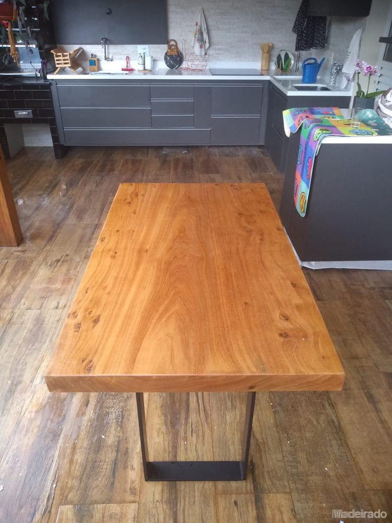 Mesa de Jantar - 180x80 - para 6 a 8 lugares - Coleção Industrial - Image 2