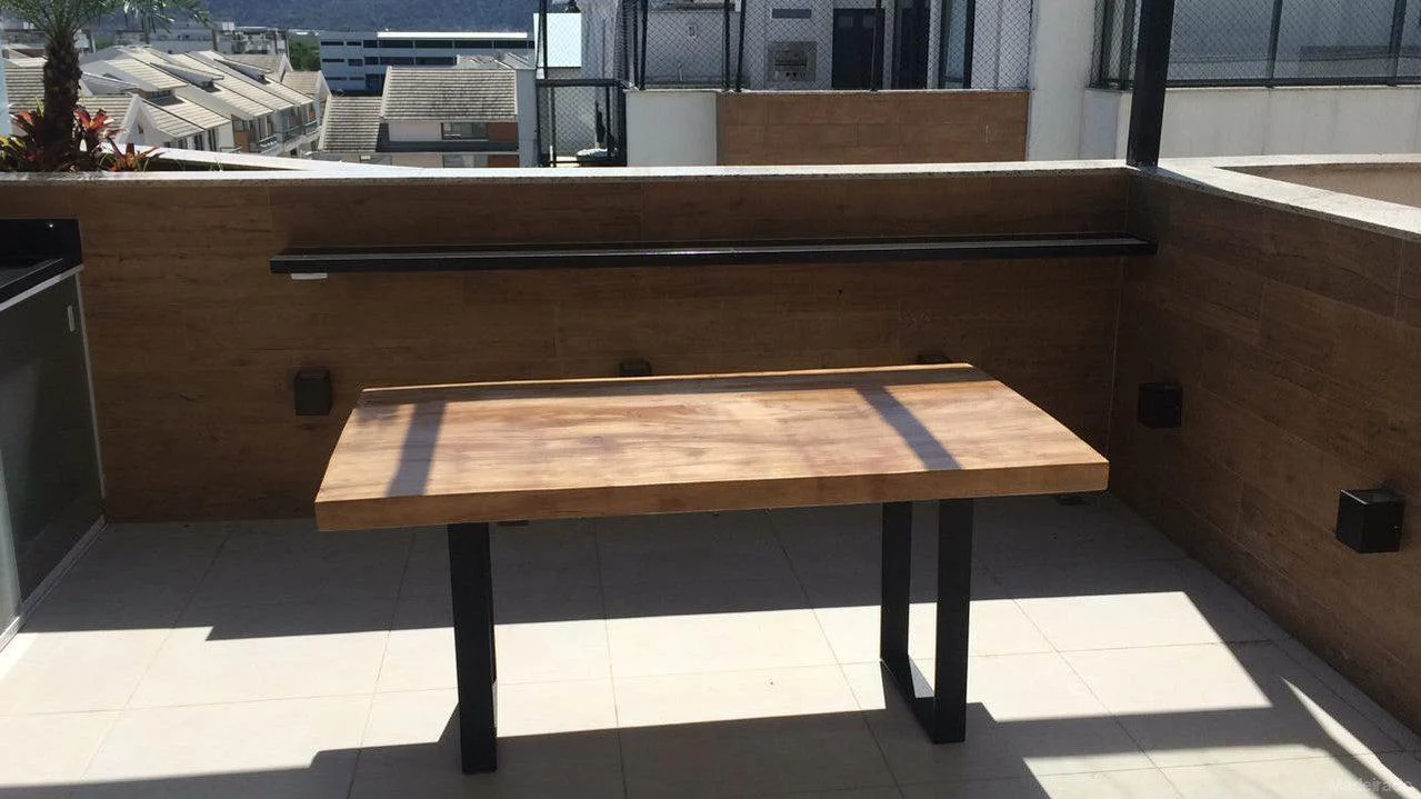 Mesa de Jantar - 160x80 - para 4 a 6 lugares - Coleção Industrial - Image 2