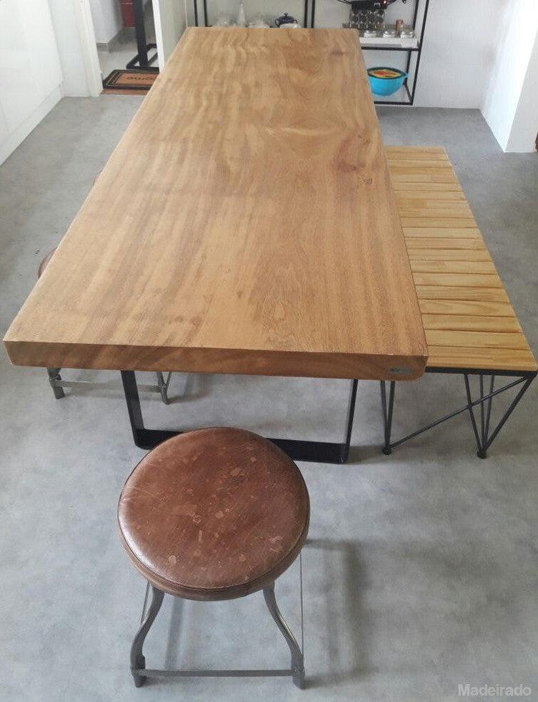 Mesa de Jantar - 180x80 - para 6 a 8 lugares - Coleção Industrial - Image 5