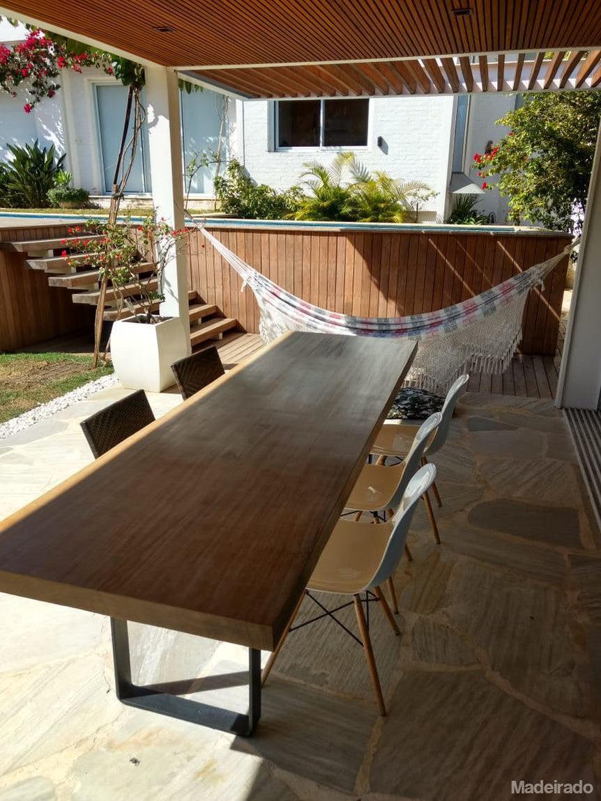 Mesa de Jantar - 280x80 - para 10 a 12 lugares - Coleção Industrial - Image 2