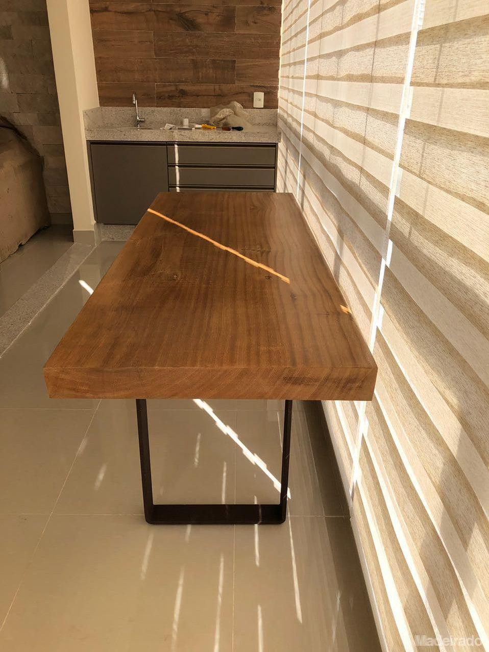 Mesa de Jantar - 180x80 - para 6 a 8 lugares - Coleção Industrial - Image 2