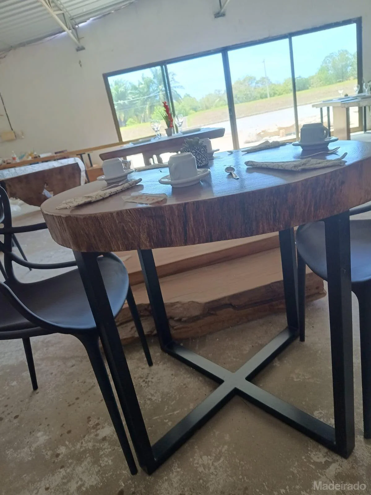 Mesa de Jantar redonda 90 cm D - LOJA BA - - Image 3