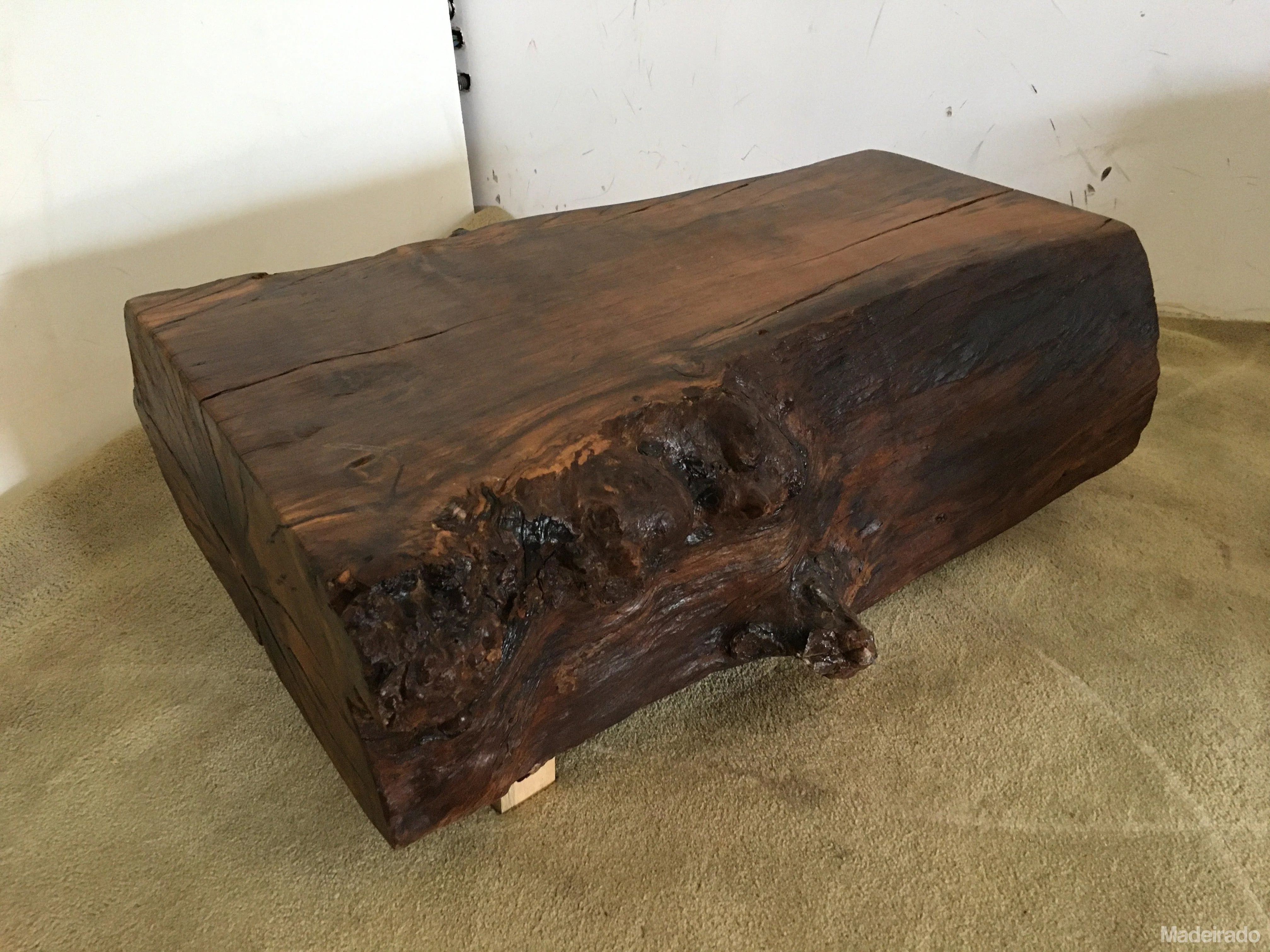 Mesa de Centro de Madeira Maciça - 100x70 - Loja FS - COD:FS2249- Retirada