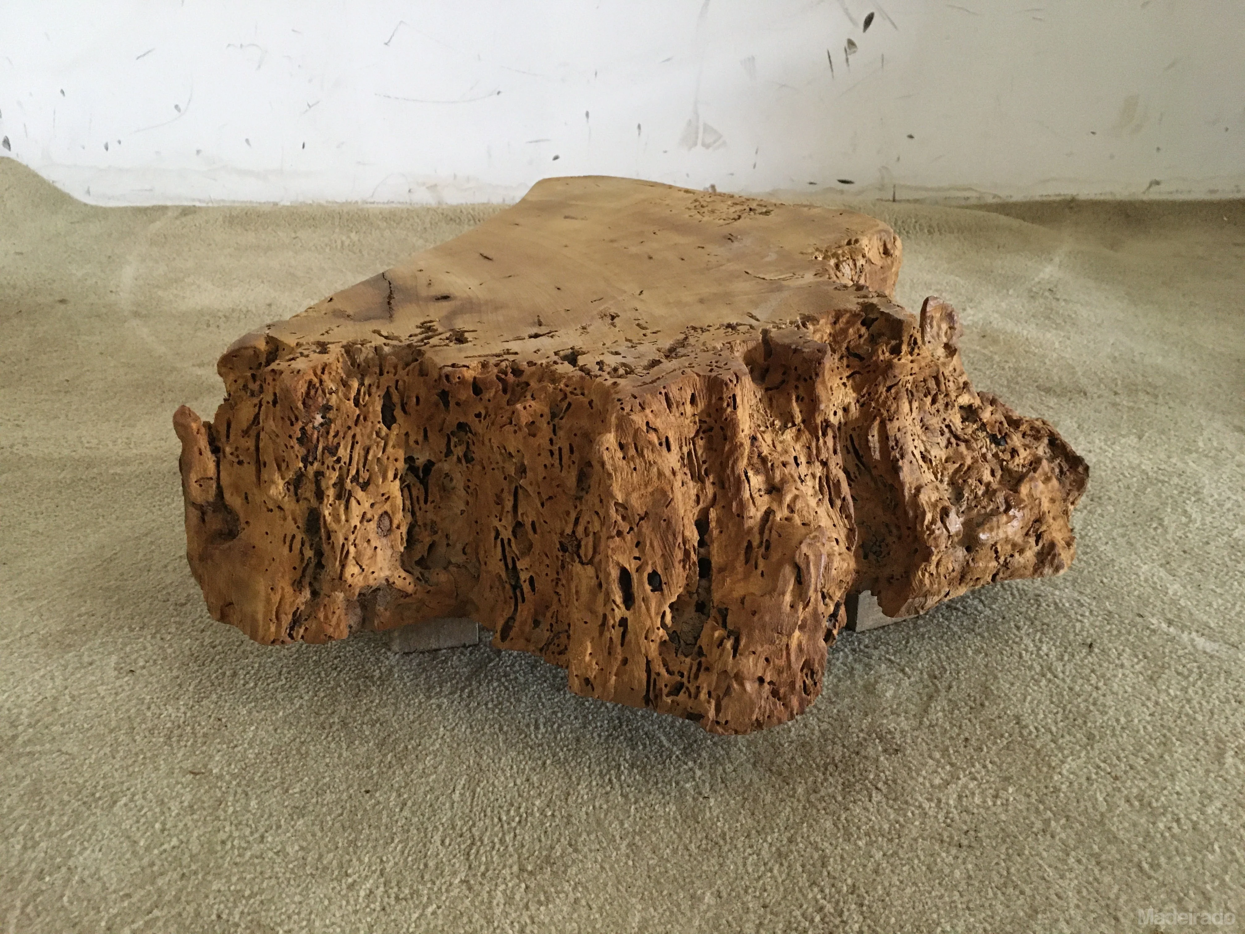 Mesa de Centro de Madeira Maciça - 45x40- Loja FS - COD:FS2258 - Retirada - Image 2