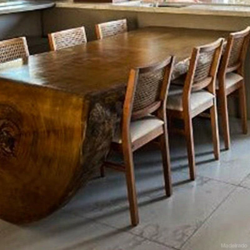 Mesa Cascata de Madeira Rustica - 220x90 - 7 lugares - Image 2