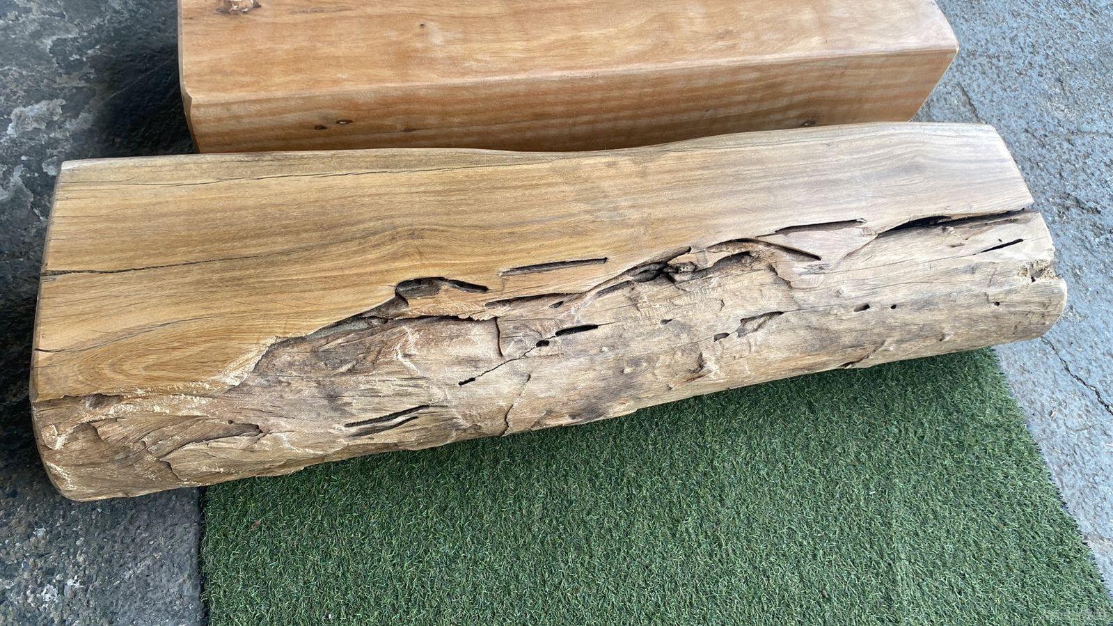 MESA RUSTICA DE CENTRO - 110X30 - LOJA SP