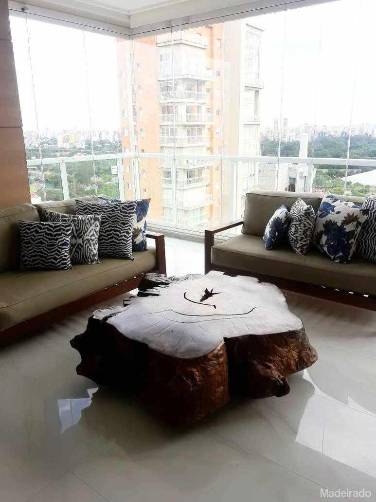 Mesa de Centro Paca - Modelo Bolacha - 100x100 - Image 2