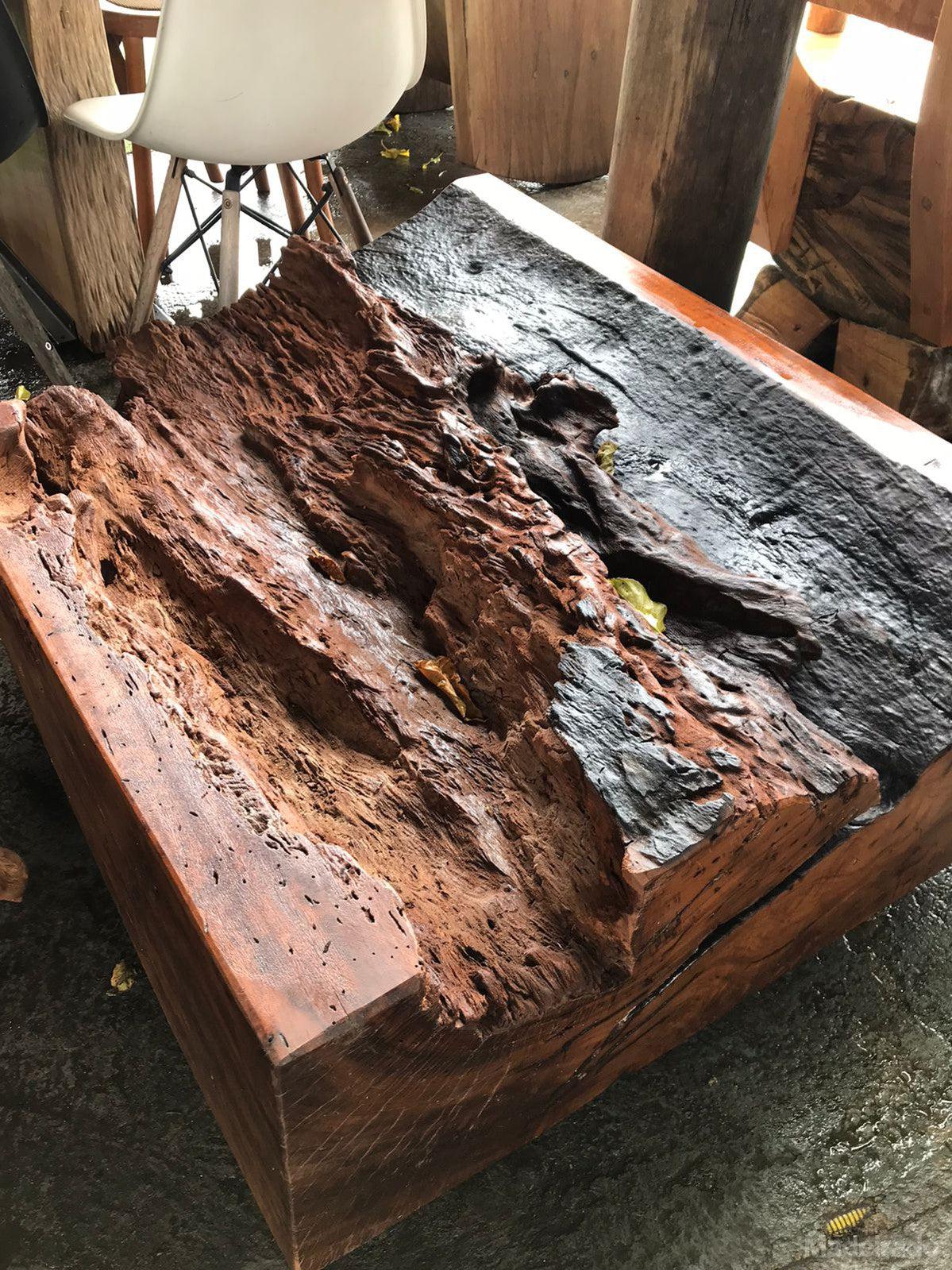 MESA DE CENTRO BORDAS ORGÂNICAS - 100X80 - LOJA SO
