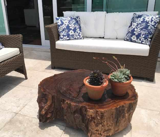 Mesa de Centro Macunaíba - Modelo Tronco - 85X85 - Image 3