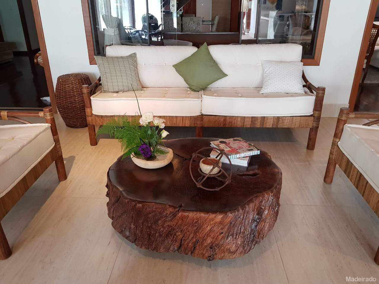 Mesa de Centro Perequê - 80x80