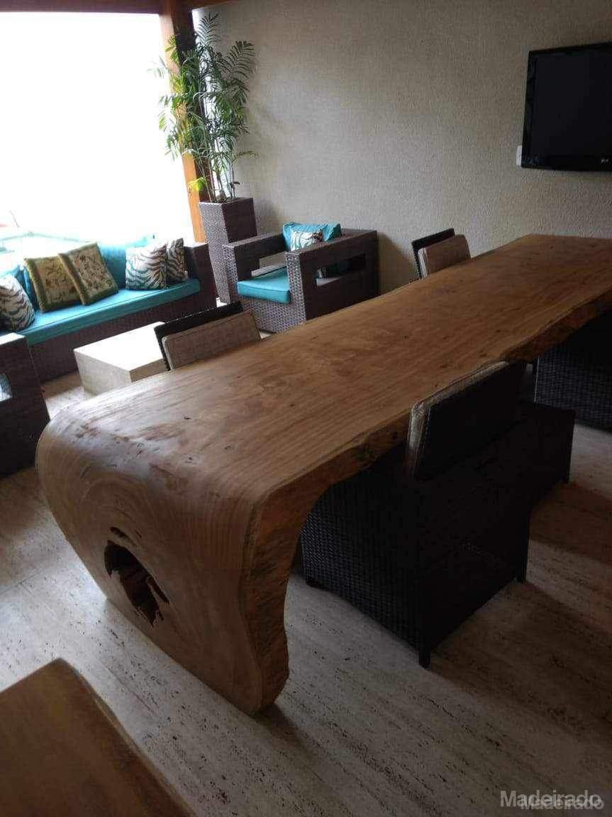 Mesa Cascata ou Mesa Curva Rustica - 400x90 - 13 lugares - Image 4