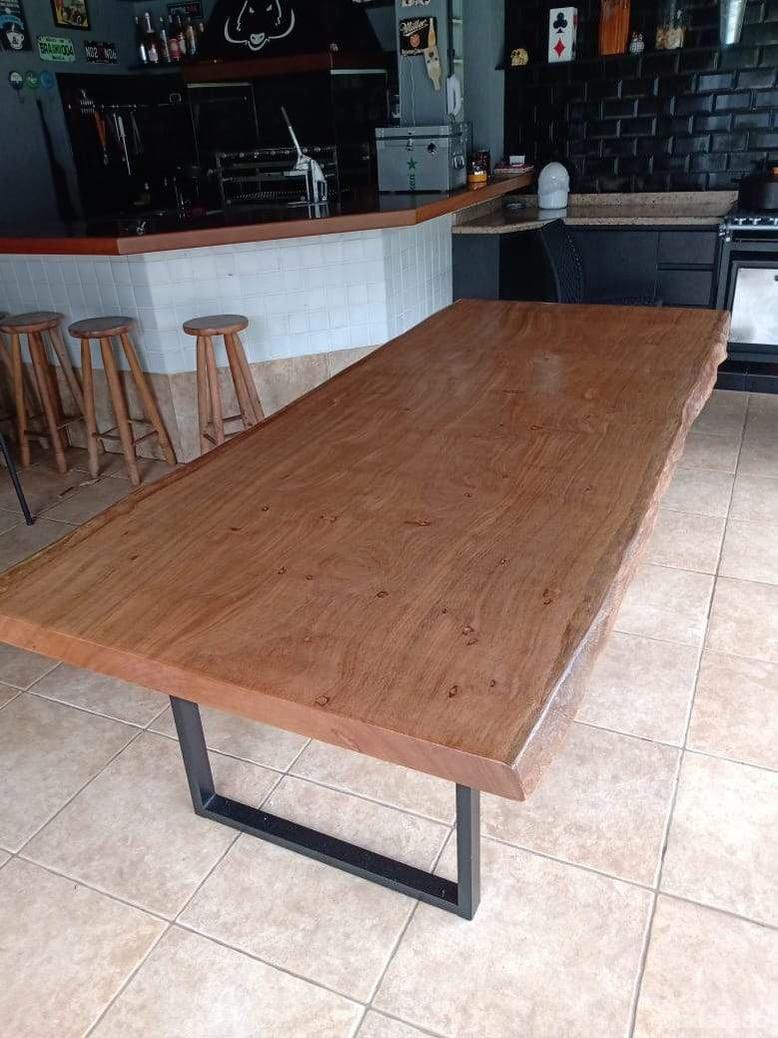 Mesa de Jantar Itororó de Madeira Maciça - 220 x100 - 6 a 8 Lugares - Image 2