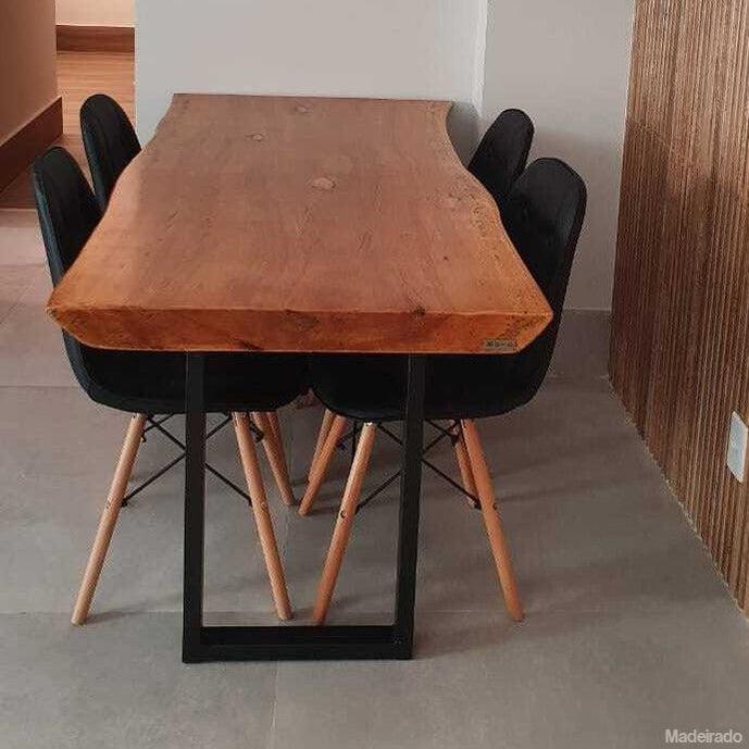 Mesa De Jantar Madeira Rustica 150x80 - 4 a 6 lugares