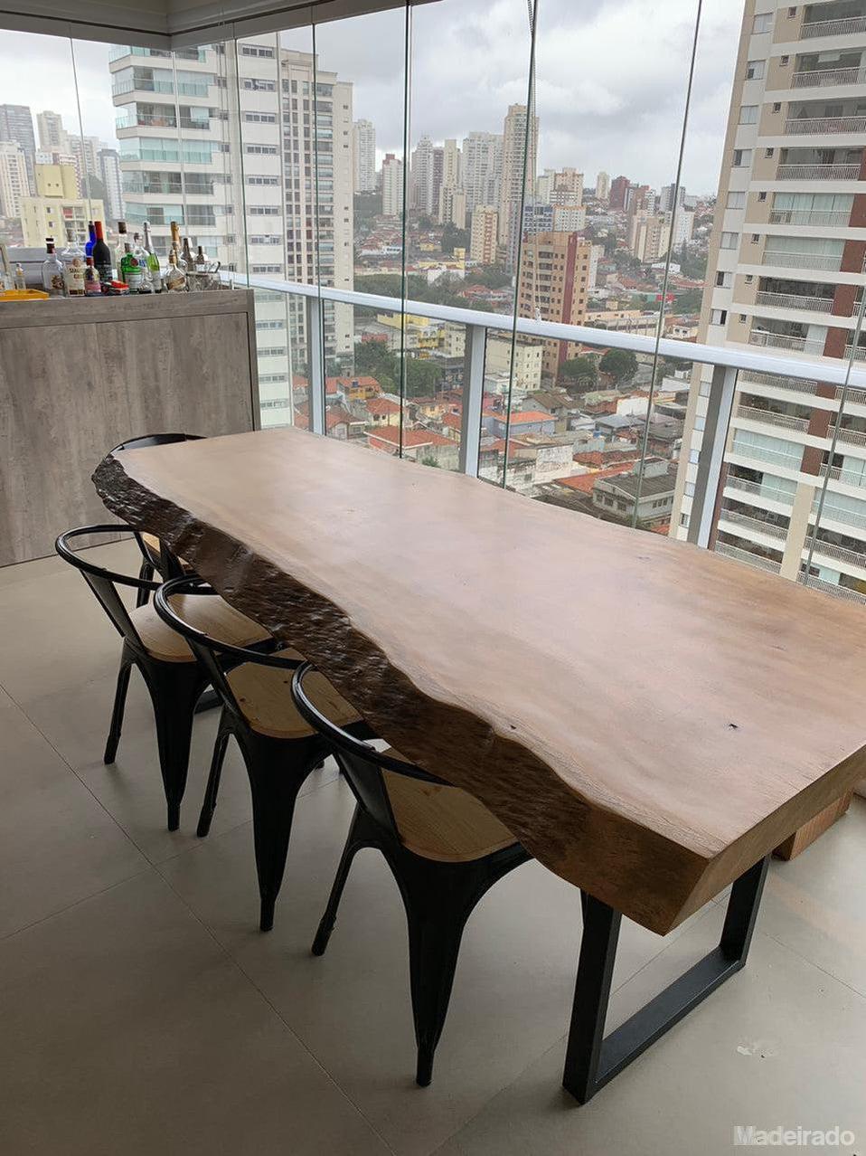 Mesa De Madeira Rustica 230x90 - 6 a 8 lugares - Image 2