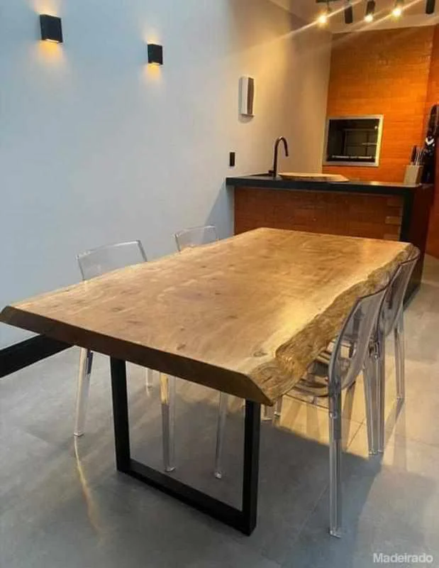 MESA MADEIRA ARAMEL - 4-6 LUGARES - 140X90