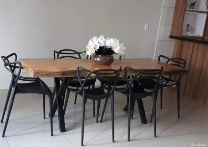 Mesa Rustica de Jantar Araruna 200x80 com bordas orgânicas - 6 a 8 lugares - Image 3