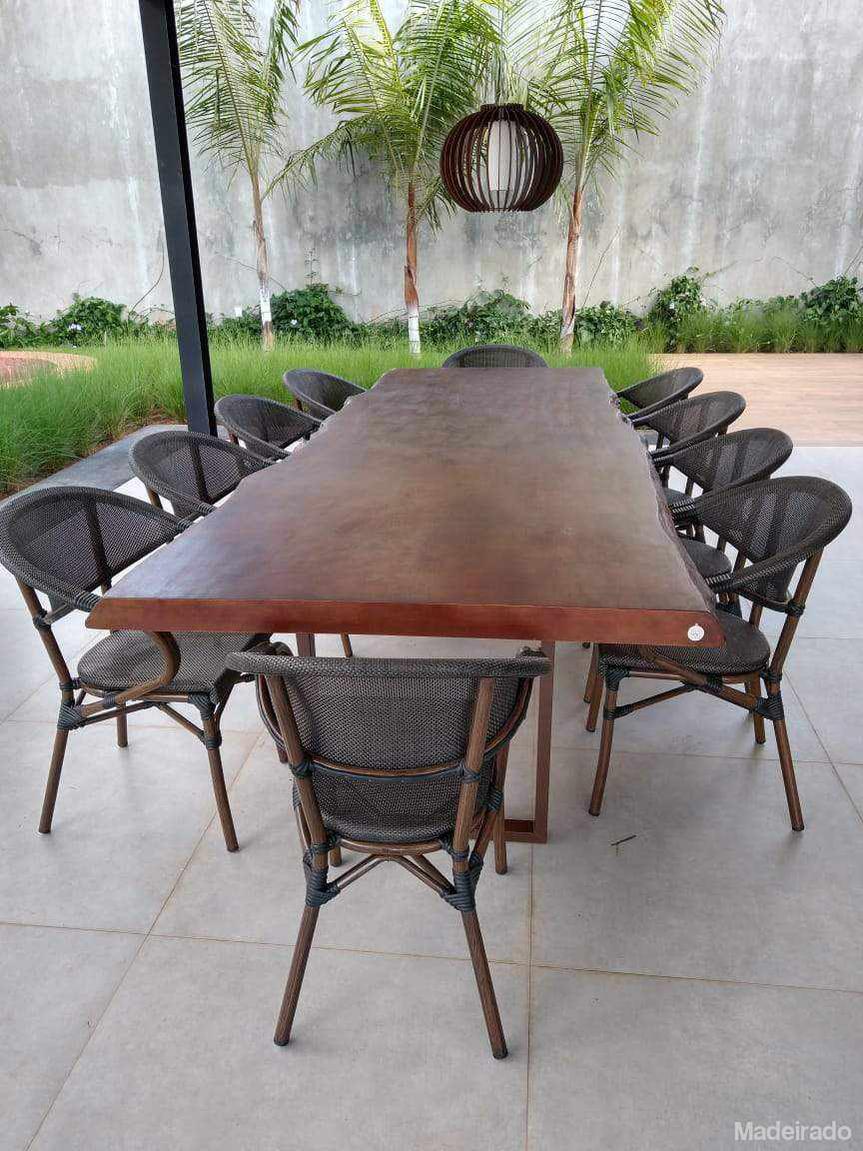 Mesa Rústica de Jantar Yaretzi com Bordas Orgânicas 12 lugares -  300 x 110 - Image 3